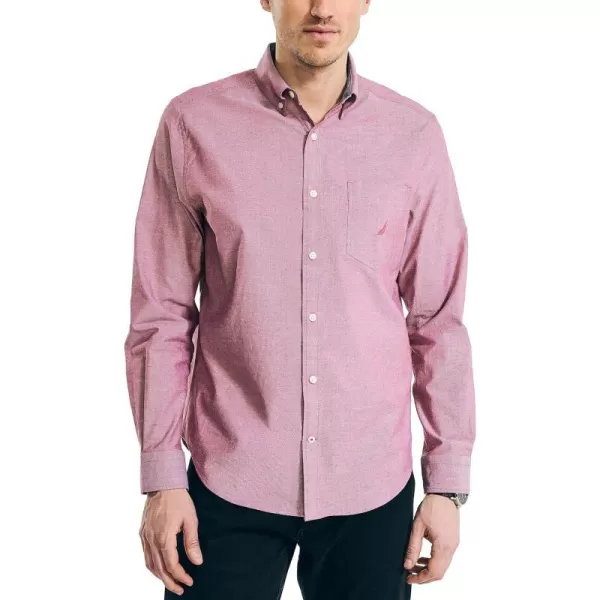 Nautica Mens Oxford ShirtBiking Red