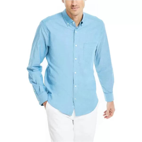 Nautica Mens Oxford ShirtRich Teal