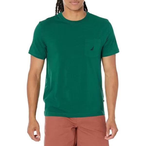 Nautica Mens Performance Deck Pocket TShirtTidal Green