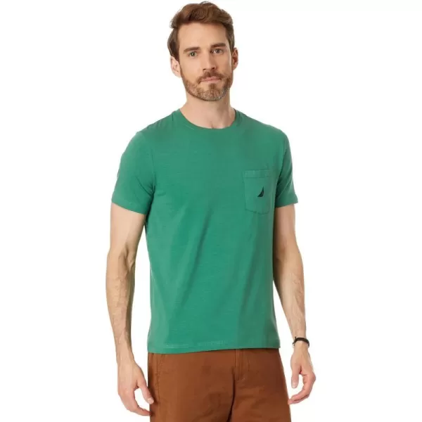 Nautica Mens Performance Pocket TShirtCoastal Pine