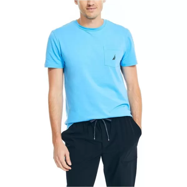 Nautica Mens Performance TShirtAzure Blue