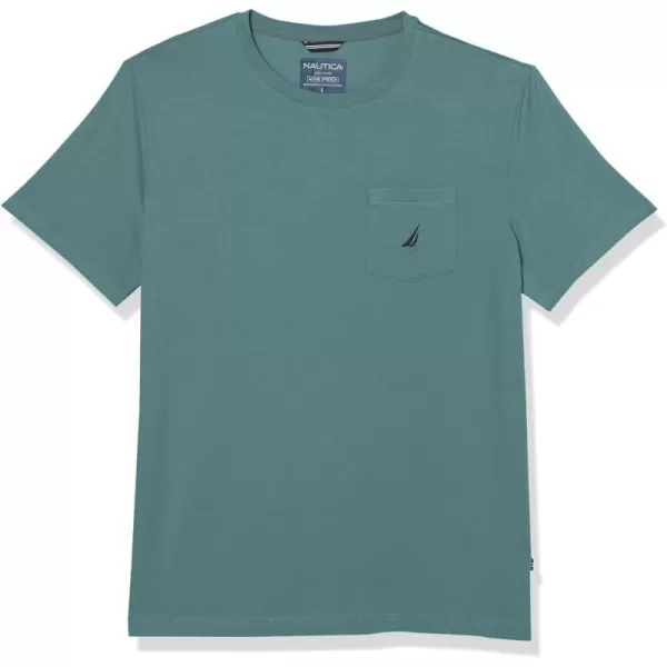 Nautica Mens Performance TShirtSilver Pine