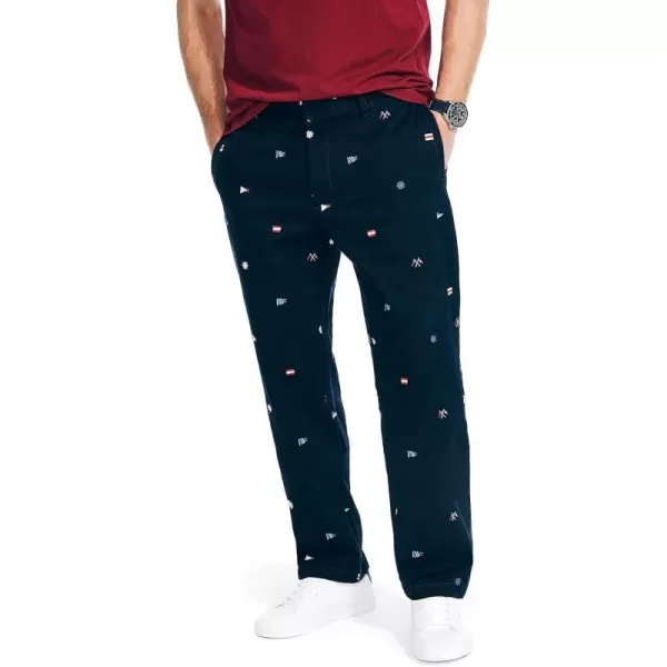 Nautica Mens Printed PantNavy Seas