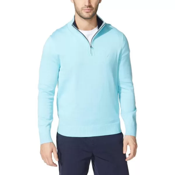 Nautica Mens QuarterZip SweaterWaterslide