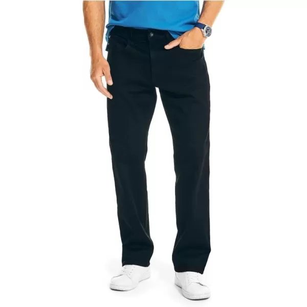 Nautica Mens Relaxed Fit Denim JeansBlack Ink