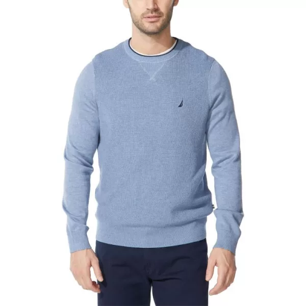 Nautica Mens Ribbed SweaterDeep Anchor Heather