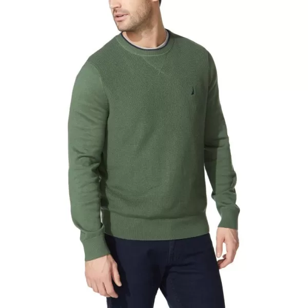 Nautica Mens Ribbed SweaterPine Forest