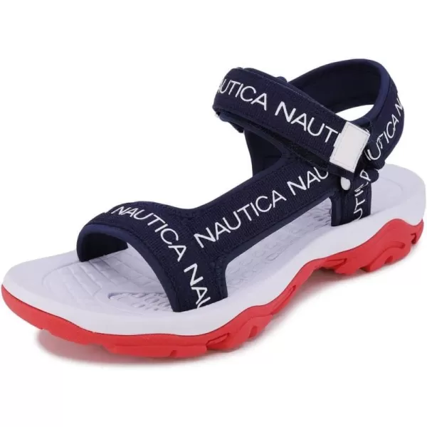 Nautica Mens Sandals Open Toe Athletic Water Shoes With StrapNavy Augustus