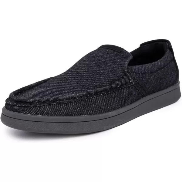 Nautica Mens SlipOn Loafers Casual Moc Toe Sneakers Boat Shoes Slipper for Men  Lightweight Comfortable  BreathableBlack Denim