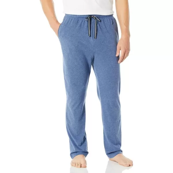 Nautica Mens Soft Knit Sleep Lounge PantBlue Indigo Heather