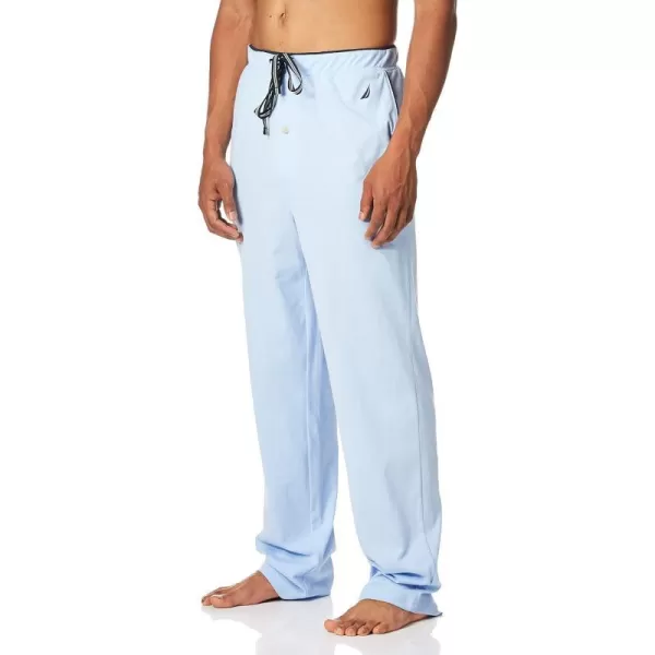 Nautica Mens Soft Knit Sleep Lounge PantNoon Blue