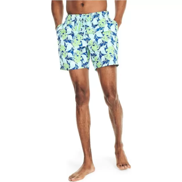 Nautica Mens Standard Sustainably Crafted 6 SwimBright Cobalt