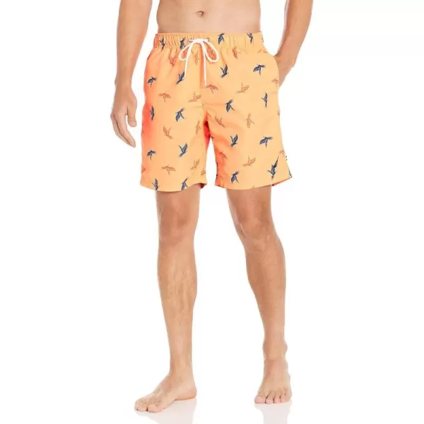 Nautica Mens Standard Sustainably Crafted 8 Parrot Print QuickDry SwimNectarine