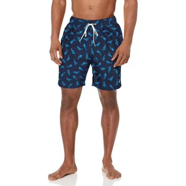 Nautica Mens Standard Sustainably Crafted 8 Swim ShortNavy