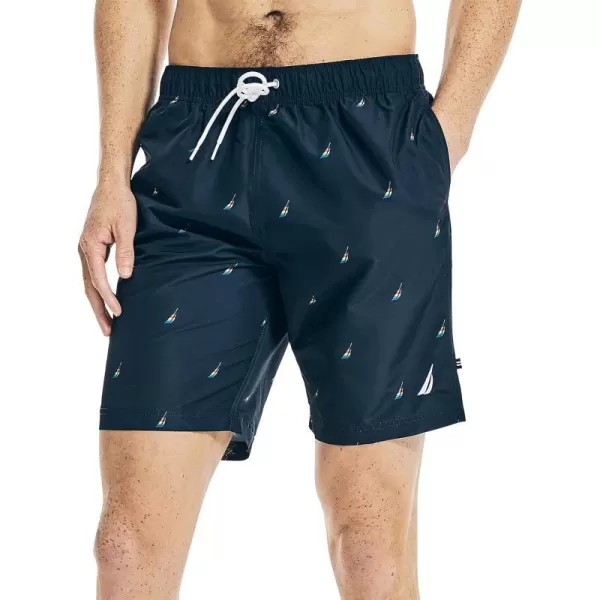 Nautica Mens Standard Sustainably Crafted Pride Swim ShortNavy