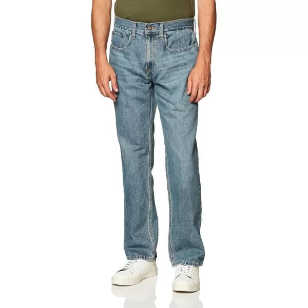 Nautica Mens Straight Fit JeansRocky Point Blue