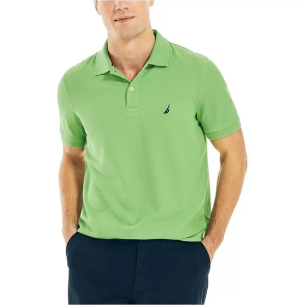 Nautica Mens Sustainably Crafted Classic Fit Performance Deck PoloTropic Foliage