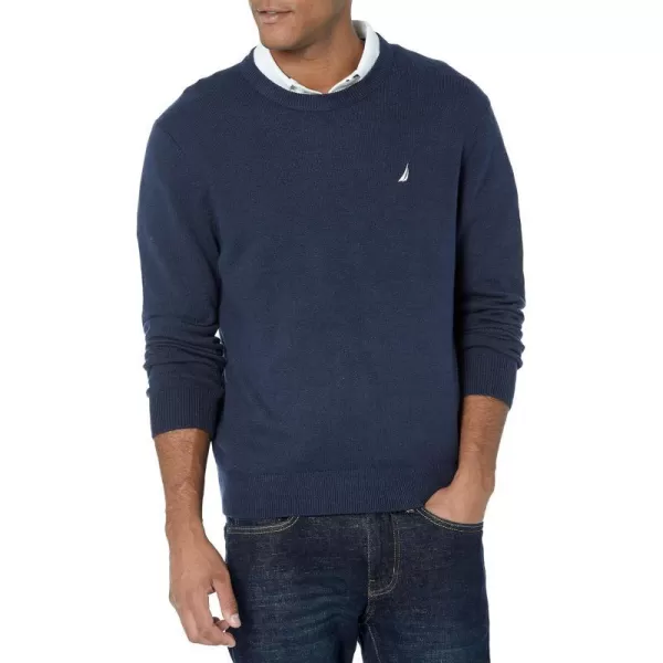 Nautica Mens Sustainably Crafted Crewneck SweatshirtNavy