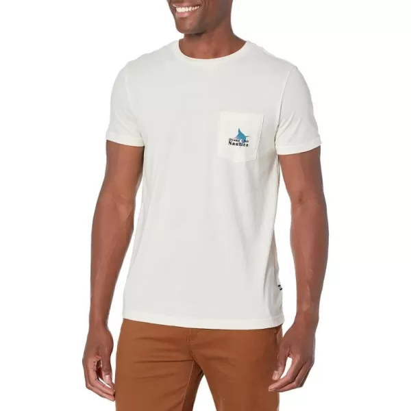 Nautica Mens Sustainably Crafted Fishing Pocket TShirtSail Cream