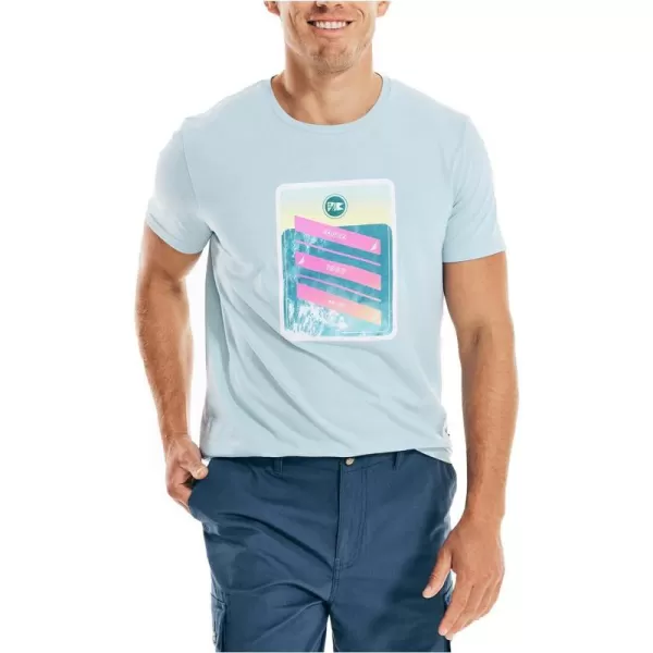 Nautica Mens Sustainably Crafted Graphic TShirtCool Breeze