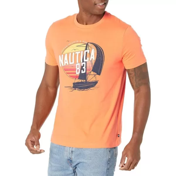 Nautica Mens Sustainably Crafted N83 Graphic TShirtNectarine