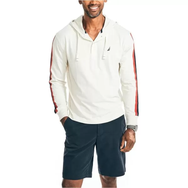 Nautica Mens Sustainably Crafted Pullover HoodieOatmeal Heather