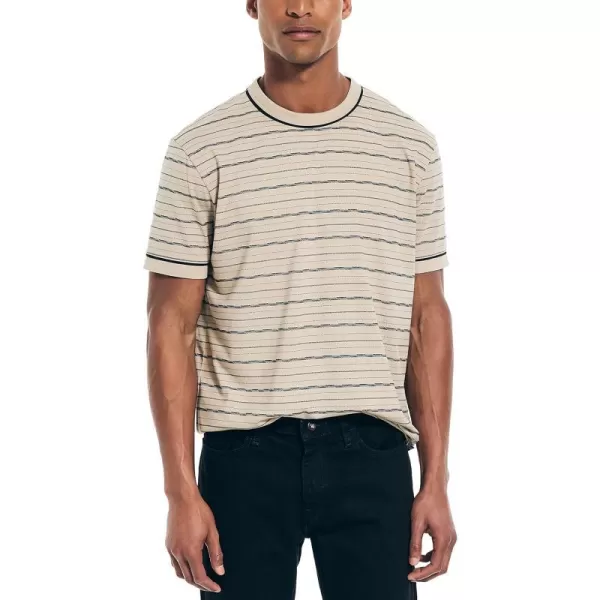 Nautica Mens Sustainably Crafted Striped TShirtFlagstone