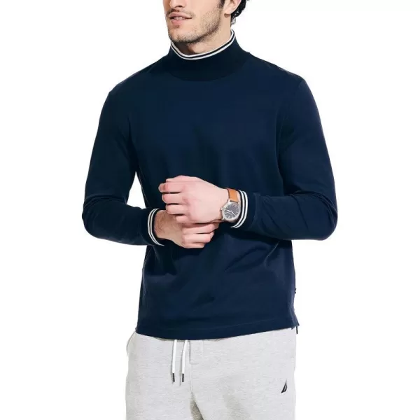 Nautica Mens Turtleneck SweaterNavy Seas