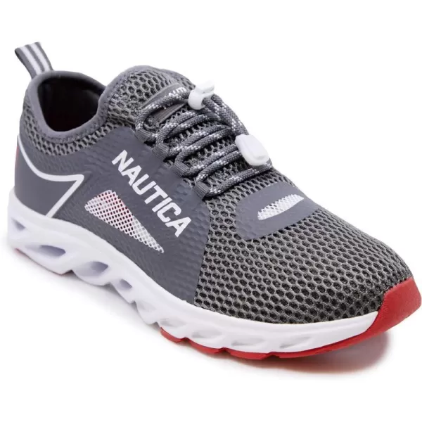 Nautica Mens Water Shoes Jogging Quick Dry Pool Sports SneakerGrey