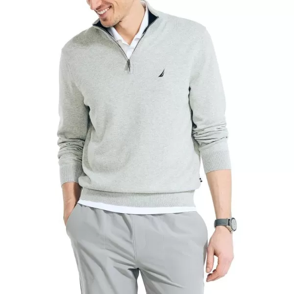 Nautica Navtech 14 Zip SweaterGrey Heather