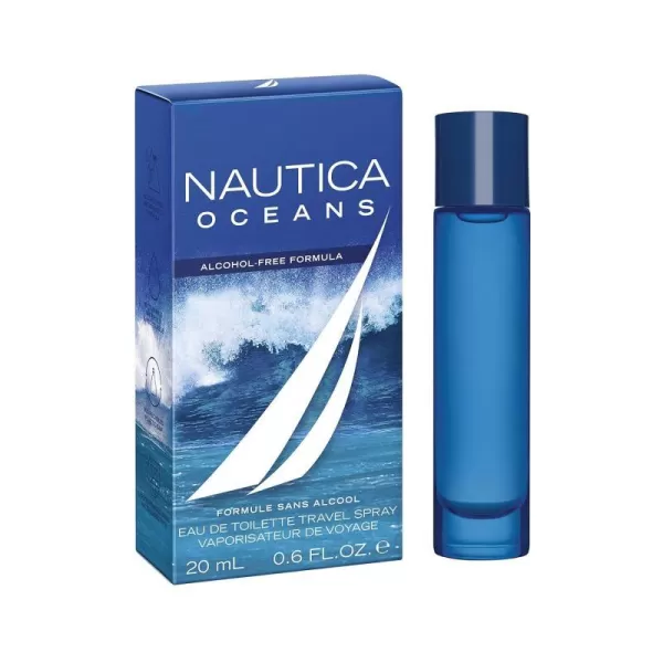 Nautica Oceans Eau de Toilette Spray Vegan Formula Fragrance Aquatic Accords and Hints of Wood 16oz06 Fl Oz Pack of 1