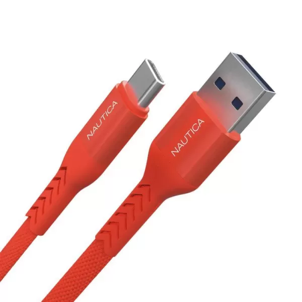 Nautica USBC to USBA Cable USBA to USBC Charging Cord 45 A Fast Charging USB C Cable Compatible with Galaxy S9 S10 S10 LG V20 G5 G6 PS5 Controller USB C Charger and MoreRED