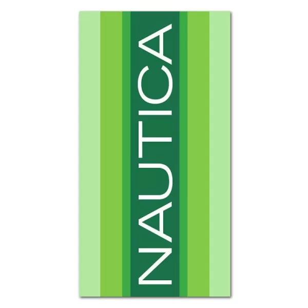 Nautica Velour Beach Towel Woven Super Absorbent RingSpun Cotton  36 X 68 Tonal Stripe Lime SurfNautica Velour Beach Towel Woven Super Absorbent RingSpun Cotton  36 X 68 Tonal Stripe Lime Surf