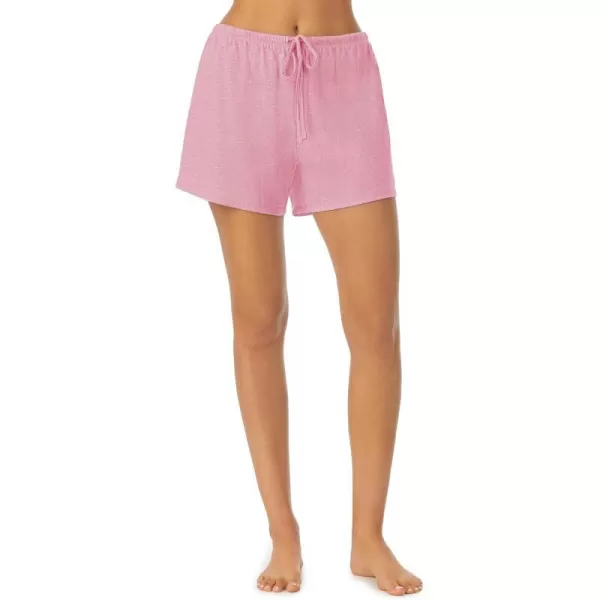 Nautica Womens Sleepwear Cotton Jersey Knit Pajama Sleep Shorts Regular and Plus SizeHeather Pink