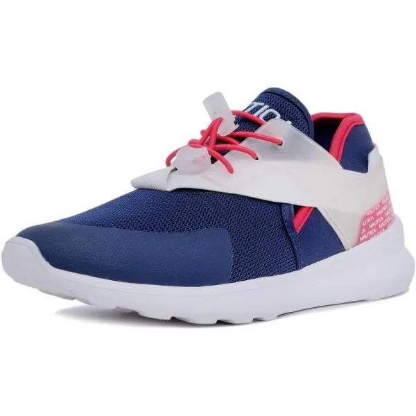 Nautica Womens SlipOn Sneakers  Comfortable Running Shoes Stylish  Easy to Wear  Perfect for Everyday WearRed White Bluelarke