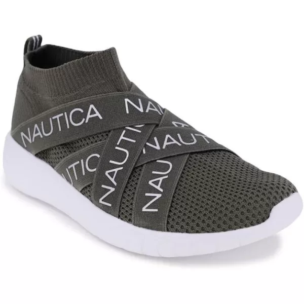 Nautica Womens SlipOn Sneakers  Comfortable Running Shoes Stylish amp Easy to Wear  Perfect for Everyday WearPatrikaolive Green