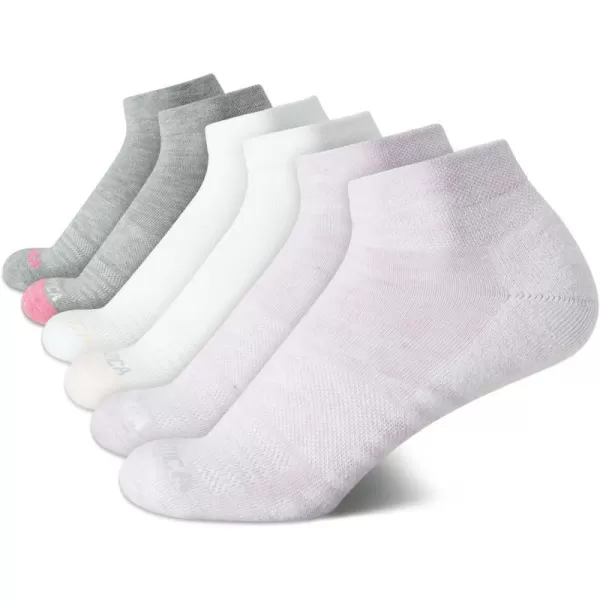 Nautica Womens Socks  Athletic Cushion Quarter Cut Socks 6 PackPurple Heather Assorted