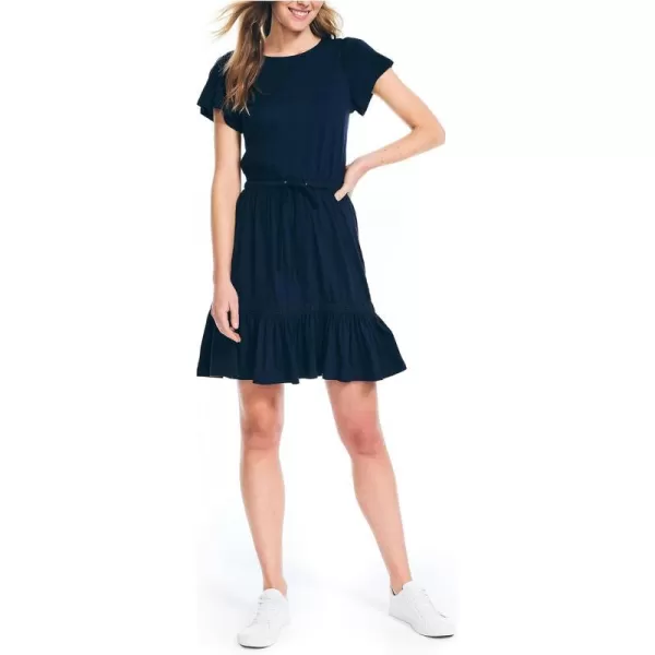 Nautica Womens Sustainably Crafted CrissCross DressNavy Seas