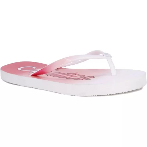 Nautica Womens Thong Strap Sandal FlipFlop Boat SlidePink Whitehatcher