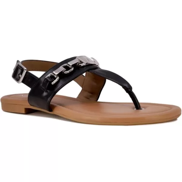 Nautica Womens Thong Strap Sandal FlipFlop Boat SlideReetablack