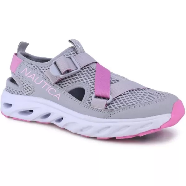 Nautica Womens Water Shoes Jogging Quick Dry Pool Sports Sneaker AslinGrey Pink