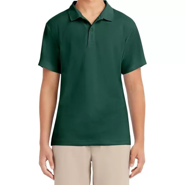 Nautica Young Mens Uniform Short Sleeve Performance PoloHunter