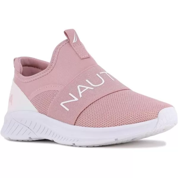 Nautica Youth Girls SlipOn Athletic Sneakers  Stylish Running and Tennis Shoes for Little and Big KidsMauve Iridescentthundergust