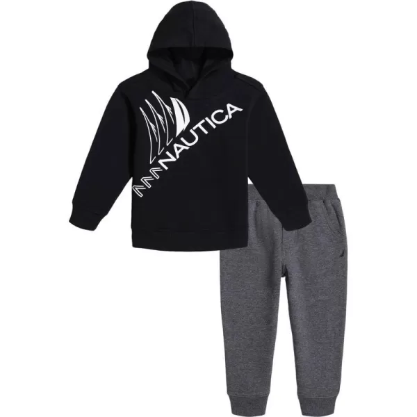 Nautica babyboys 2 Pieces Jogger SetDeep BlackHeather