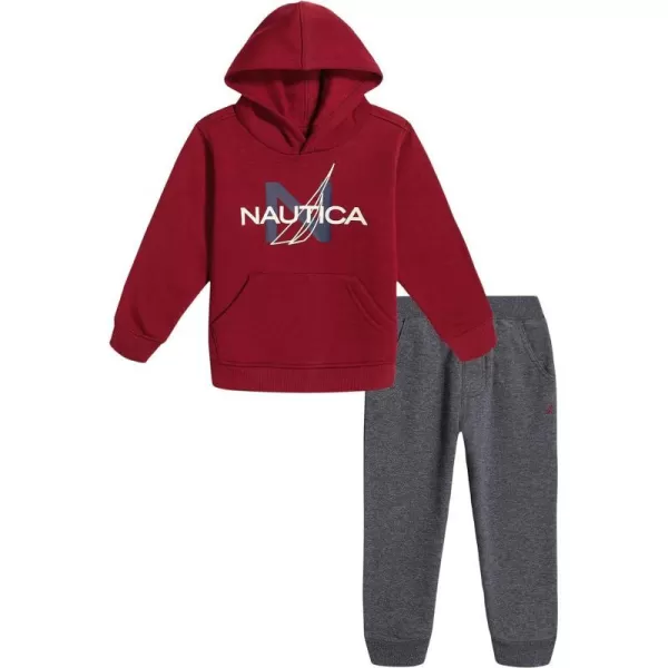 Nautica babyboys 2 Pieces Jogger SetRougeHeather