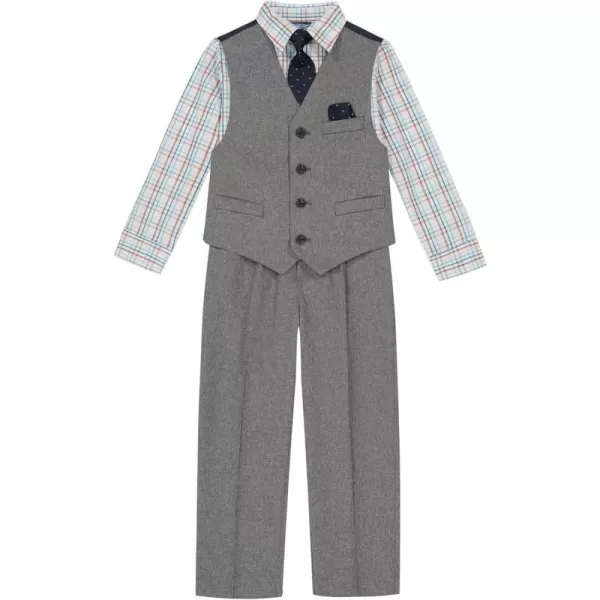 Nautica boys 4piece Vest Set With Dress Shirt Tie Vest and PantsDeep Lagoon