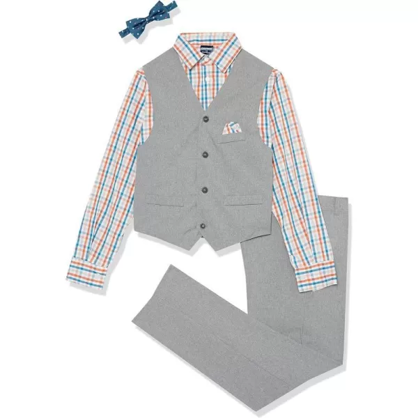 Nautica boys 4piece Vest Set With Dress Shirt Tie Vest and PantsSterling