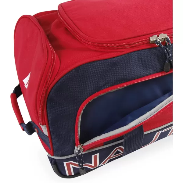 NAUTICA Submariner 22quot Rolling Duffel REDNavy