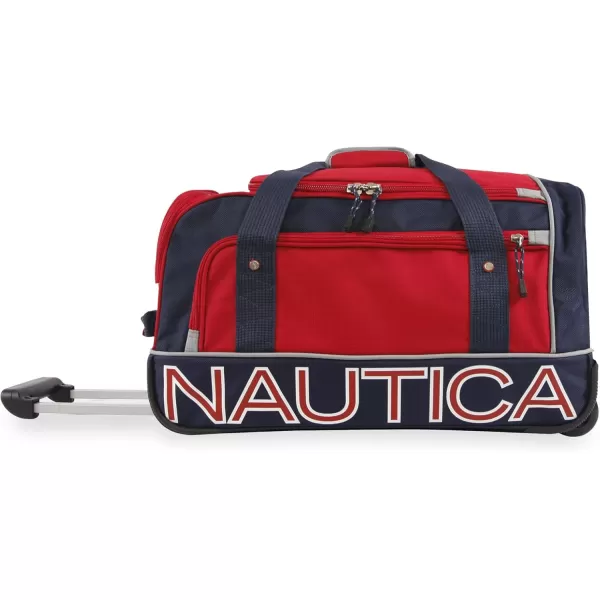 NAUTICA Submariner 22quot Rolling Duffel REDNavy