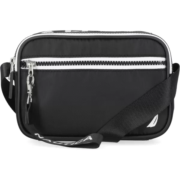 Nautica Womens High Seas Camera CrossbodyBlack